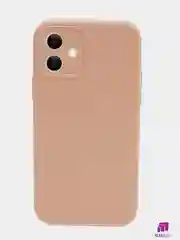 Коралловый меланж чехол Silicon Case iPhone 11 с защитой камеры с бархатной подкладкой БЕЗ LOGO