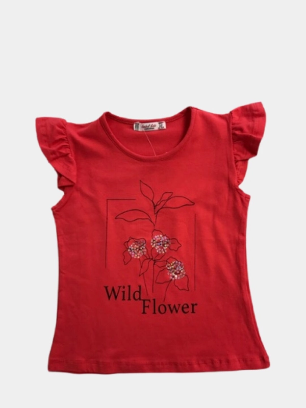Футболка для девочки FLOWER (Турция)