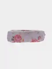Розовый пенал школьный Нежные цветы