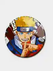 Хаки значки по мотивам аниме "Наруто" (Naruto)