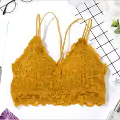 Желтый топ женский
