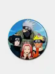 Золотой значки по мотивам аниме "Наруто" (Naruto)