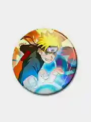 Золотой значки по мотивам аниме "Наруто" (Naruto)