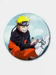 Багровый значки по мотивам аниме "Наруто" (Naruto)