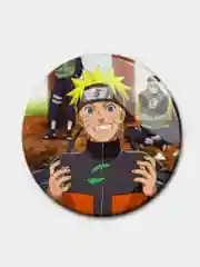 Красный значки по мотивам аниме "Наруто" (Naruto)