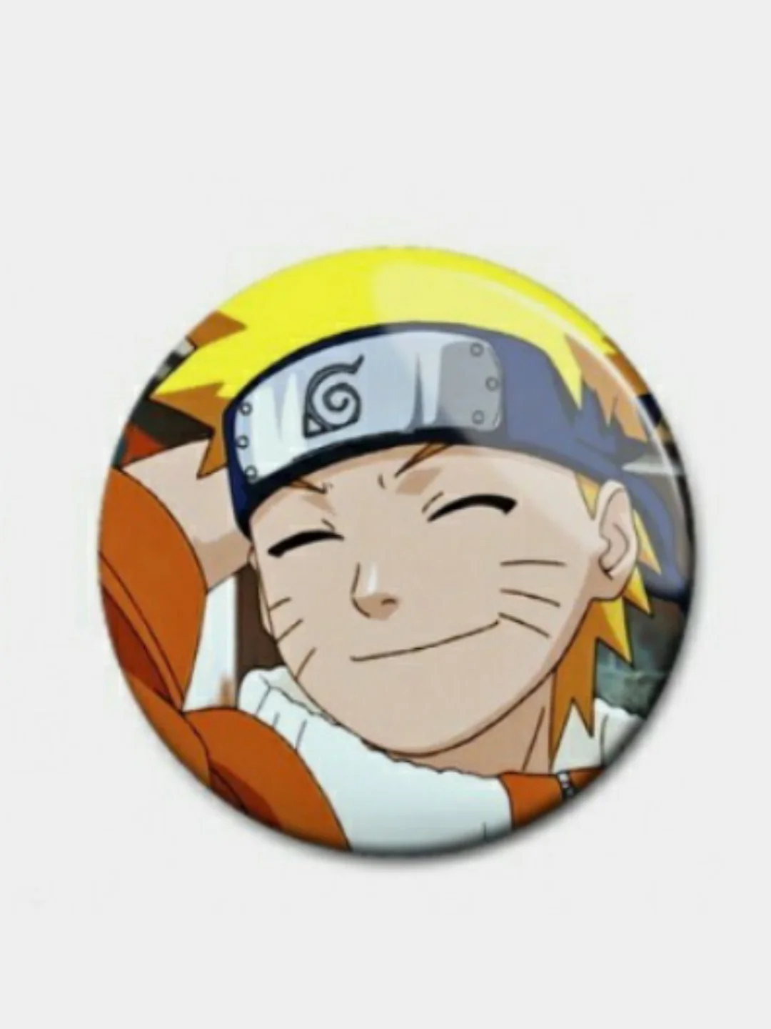 Коралловый значки по мотивам аниме "Наруто" (Naruto)