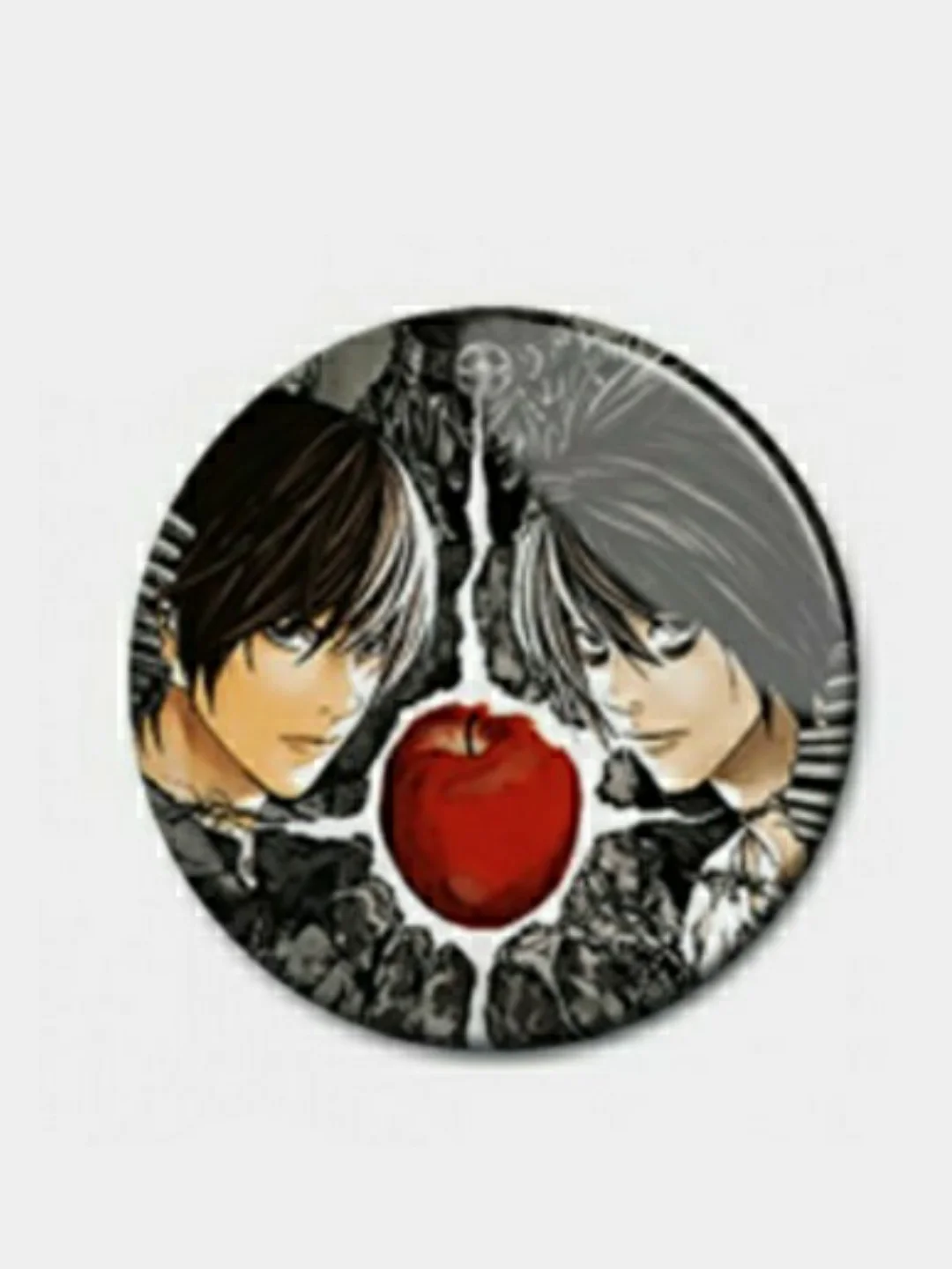 Красный значки аниме Тетрадь Смерти Death Note