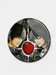 Красный значки аниме Тетрадь Смерти Death Note