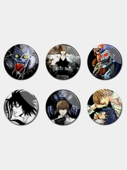 Значки аниме Тетрадь Смерти Death Note