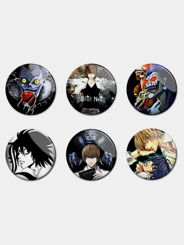 Значки аниме Тетрадь Смерти Death Note
