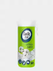 Ватные диски Emily Style для снятия макияжа и очищения кожи рук и лица с прошивкой 80 шт