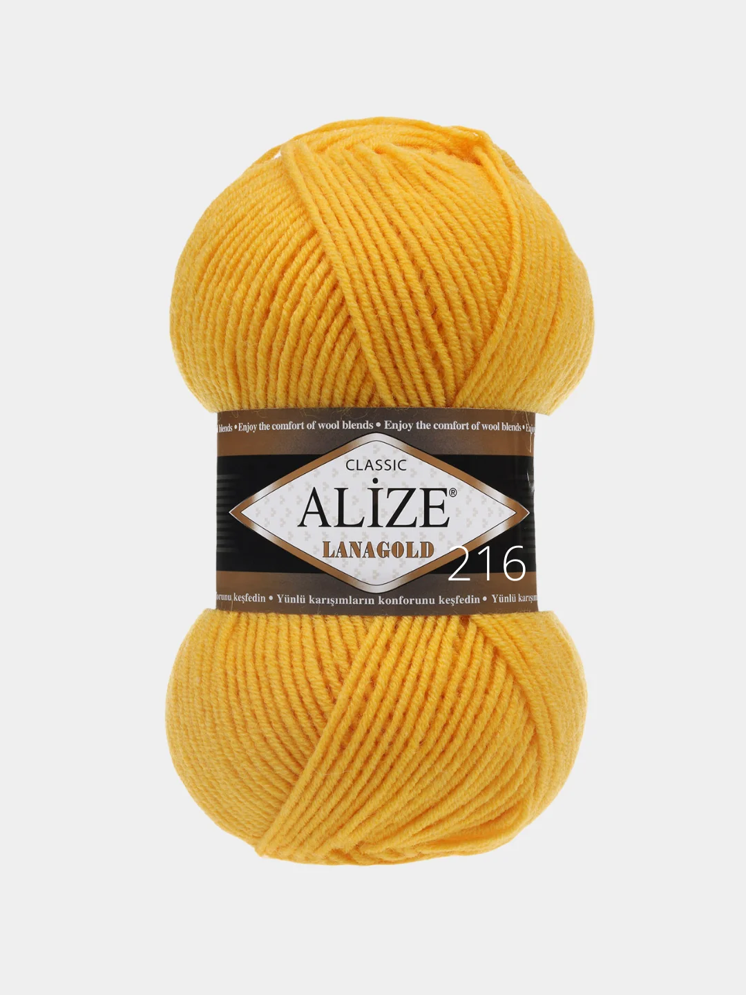 Пряжа Alize Lanagold, 49% шерсть, 51% акрил, 100 г / 240 м