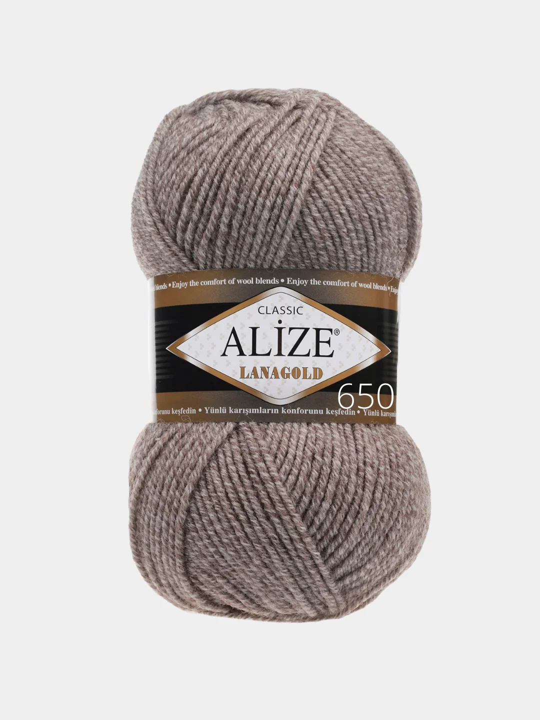 Пряжа Alize Lanagold, 49% шерсть, 51% акрил, 100 г / 240 м