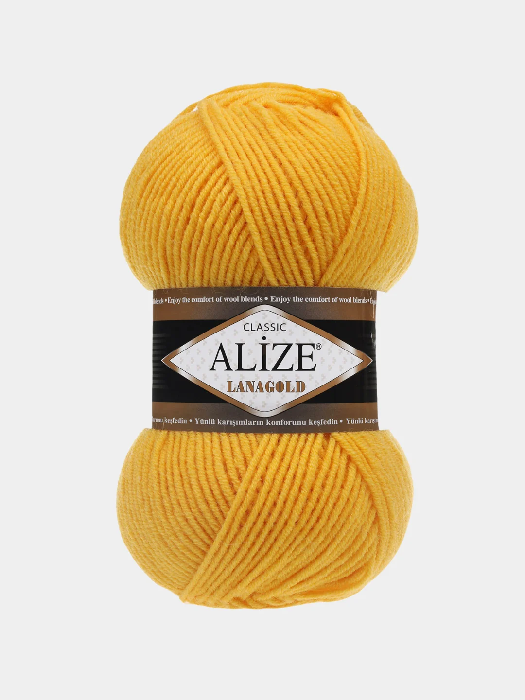 Пряжа Alize Lanagold, 49% шерсть, 51% акрил, 100 г / 240 м
