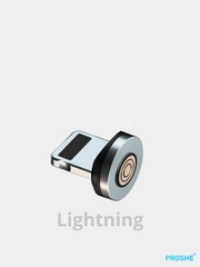 Магнитный кабель угловой с быстрой зарядкой 3А для телефона Lightning / micro-USB / Type-C