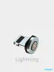 Магнитный кабель угловой с быстрой зарядкой 3А для телефона Lightning / micro-USB / Type-C