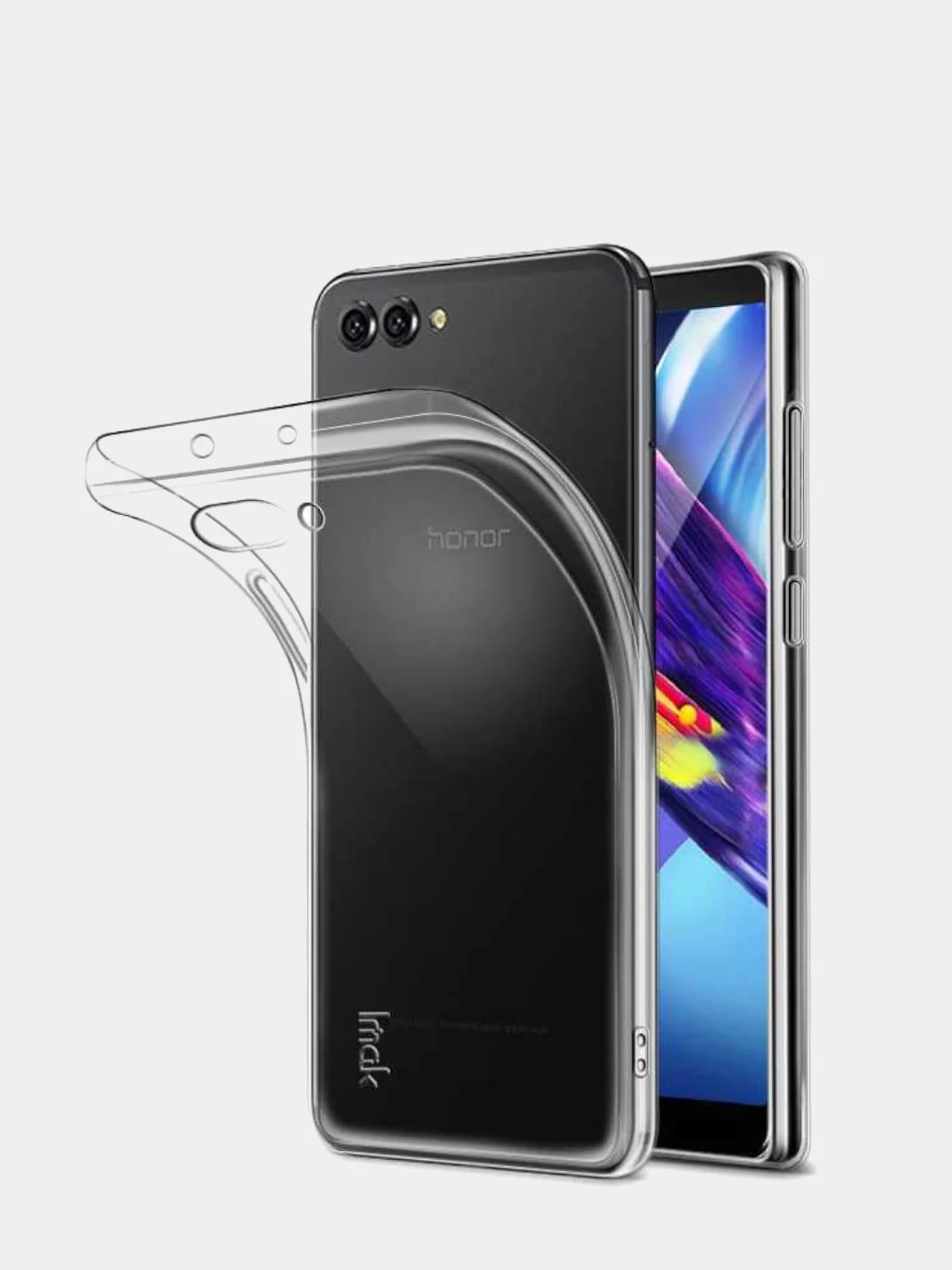 Чехол Huawei Honor View 10, Хуавей Хонор Вью 10 прозрачный силиконовый