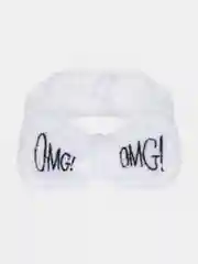 Белый косметическая повязка на голову OMG