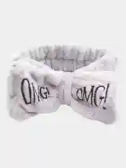 Серый меланж косметическая повязка на голову OMG