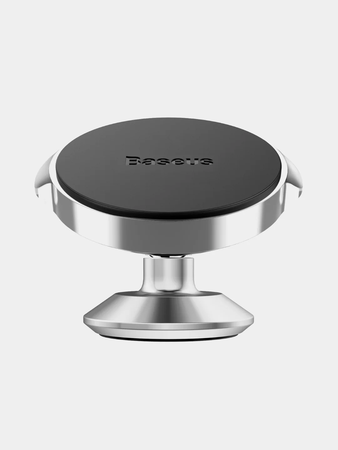 Серебряный автомобильный держатель Baseus Premium Small Ears Series Magnetic Bracket (Vertical Type)