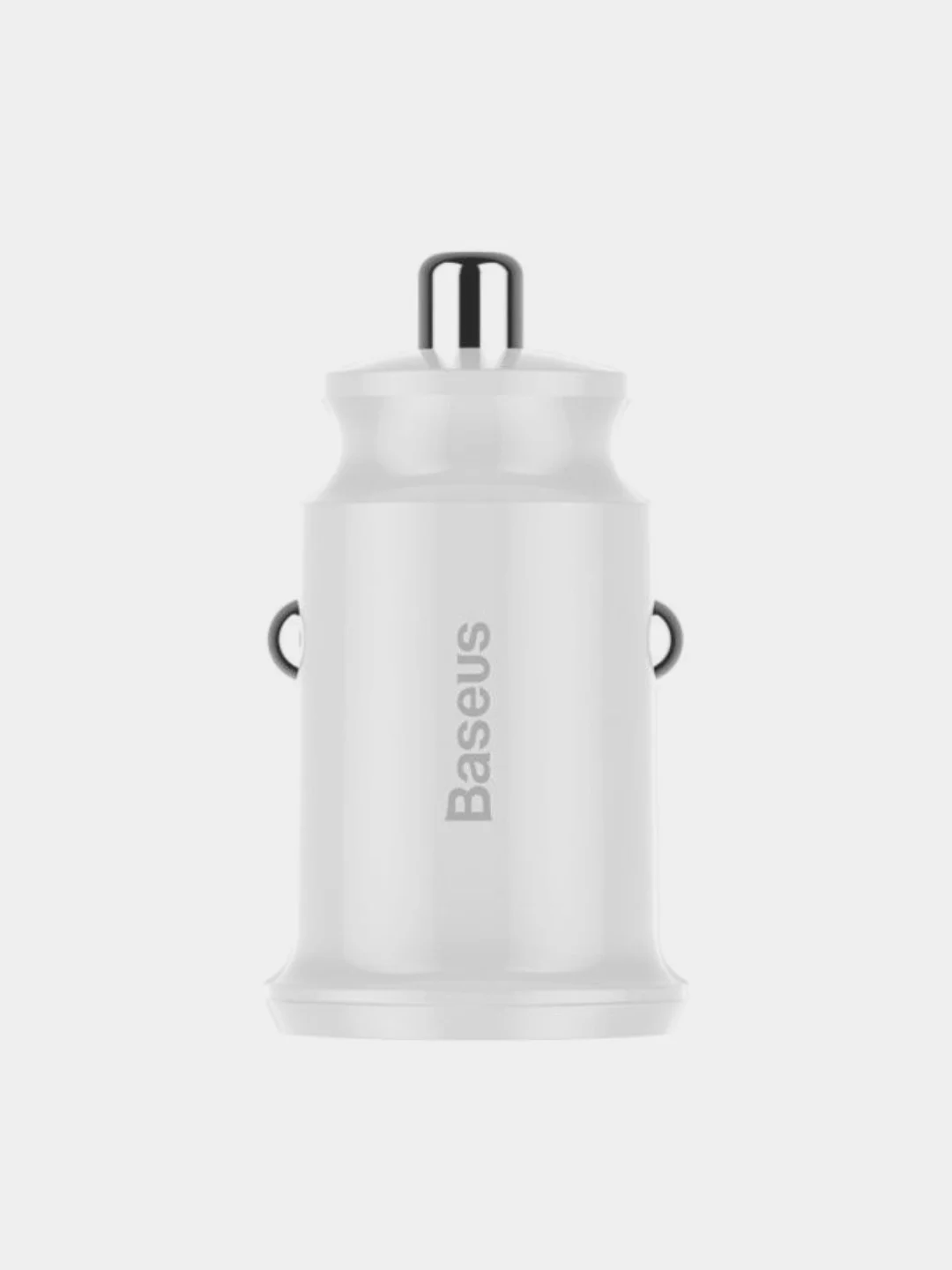 Белый автомобильное зарядное устройство Baseus Premium Grain Car Charger (2хUSB, 3.1A)