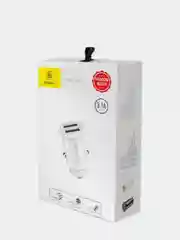 Автомобильное зарядное устройство Baseus Premium Grain Car Charger (2хUSB, 3.1A)