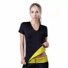Черный женская майка для похудения Hot Shapers