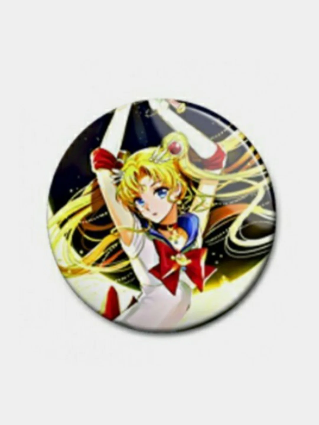 Белый значки аниме Сейлор Мун Sailor Moon