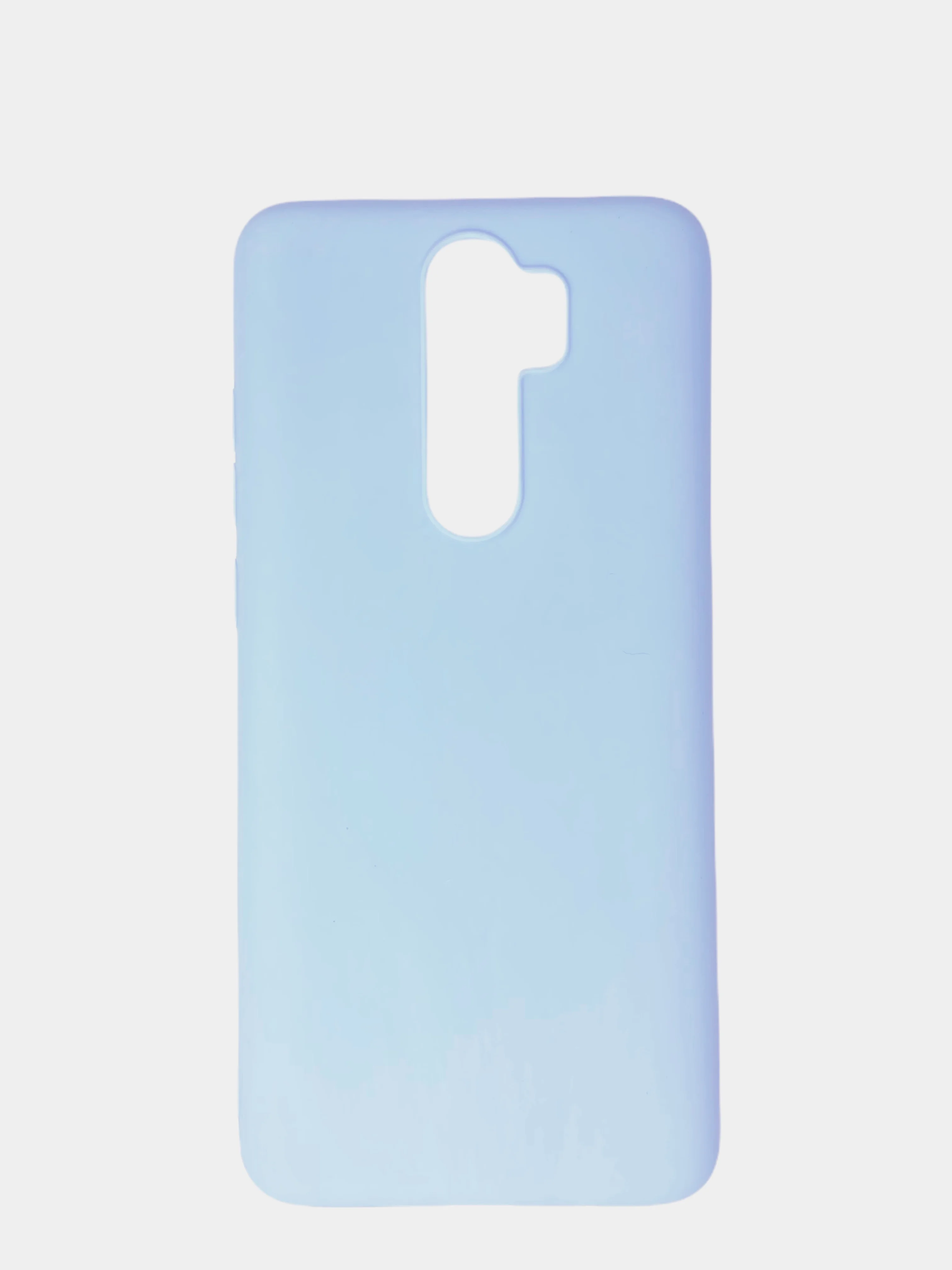 Небесно-голубой чехол для Xiaomi Redmi Note 8 Pro (Сяоми Редми Нот 8 Про) силиконовый, матовый