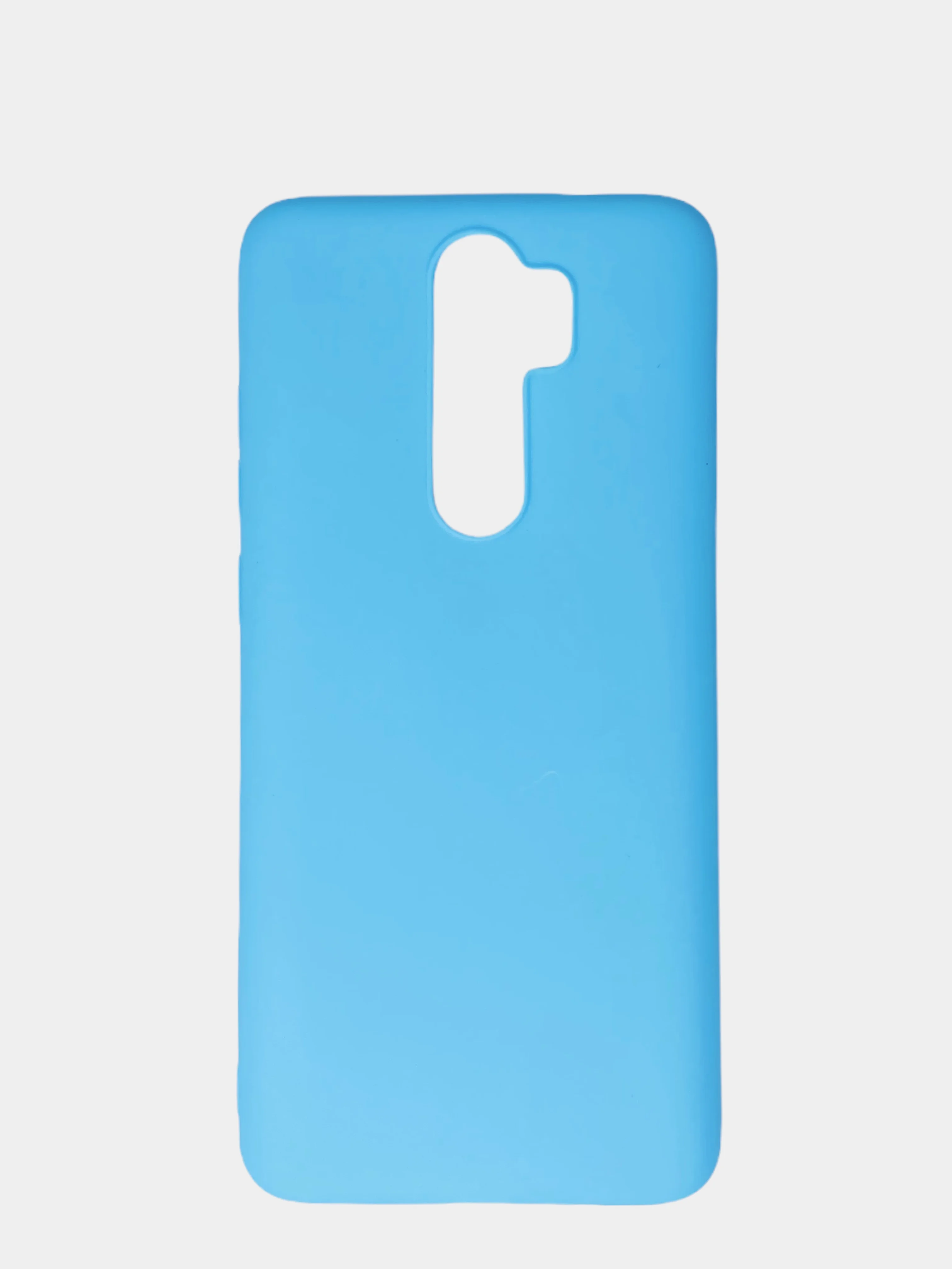Голубой чехол для Xiaomi Redmi Note 8 Pro (Сяоми Редми Нот 8 Про) силиконовый, матовый
