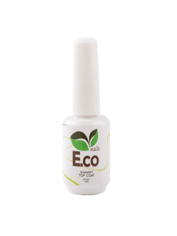 Верхнее покрытие E.Co Nails "Shammy Top Coat", замшевое, матовое, 15 мл