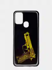 Золотой чехол Samsung Galaxy M31, Самсунг Галакси М31 с рисунком