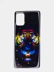 Фиолетовый чехол Samsung Galaxy A71, Самсунг Галакси А71 силиконовый с рисунком