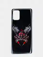 Терракотовый чехол Samsung Galaxy A71, Самсунг Галакси А71 силиконовый с рисунком