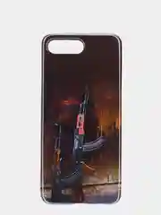 Коралловый меланж чехол Huawei Honor 10, Хуавей Хонор 10 силиконовый с рисунком