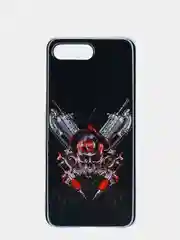 Багровый чехол Huawei Honor 10, Хуавей Хонор 10 силиконовый с рисунком