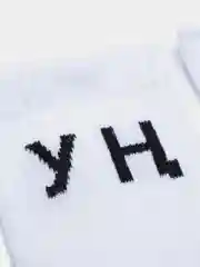 Носки белые с вышивкой "УН СУЛ" "(Право лево)", высокие, унисекс