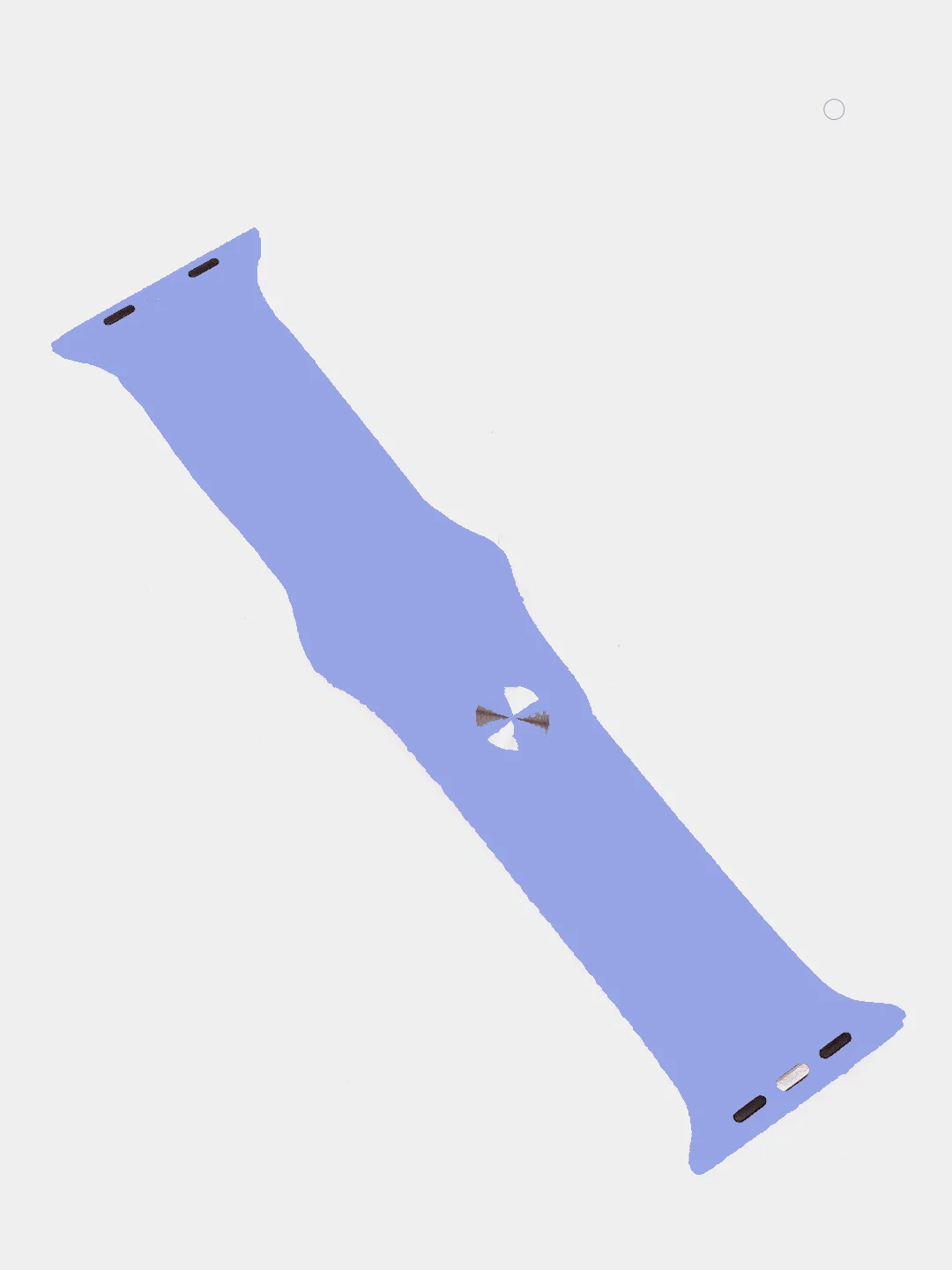 Синий меланж спортивный ремешок для Apple Watch Classic 38 / 40 / 41 /  42 / 44 / 45 / 47 mm