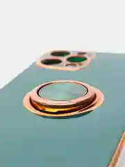 Бежевый чехол с кольцом для  айфон IPhone XS XR XS Max 11 Pro 12 12 Mini 12 Pro Max 13 13 Pro Max