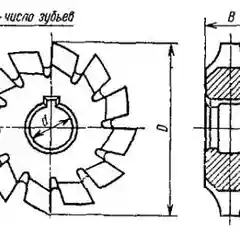 М-4,0 фреза модульная №1