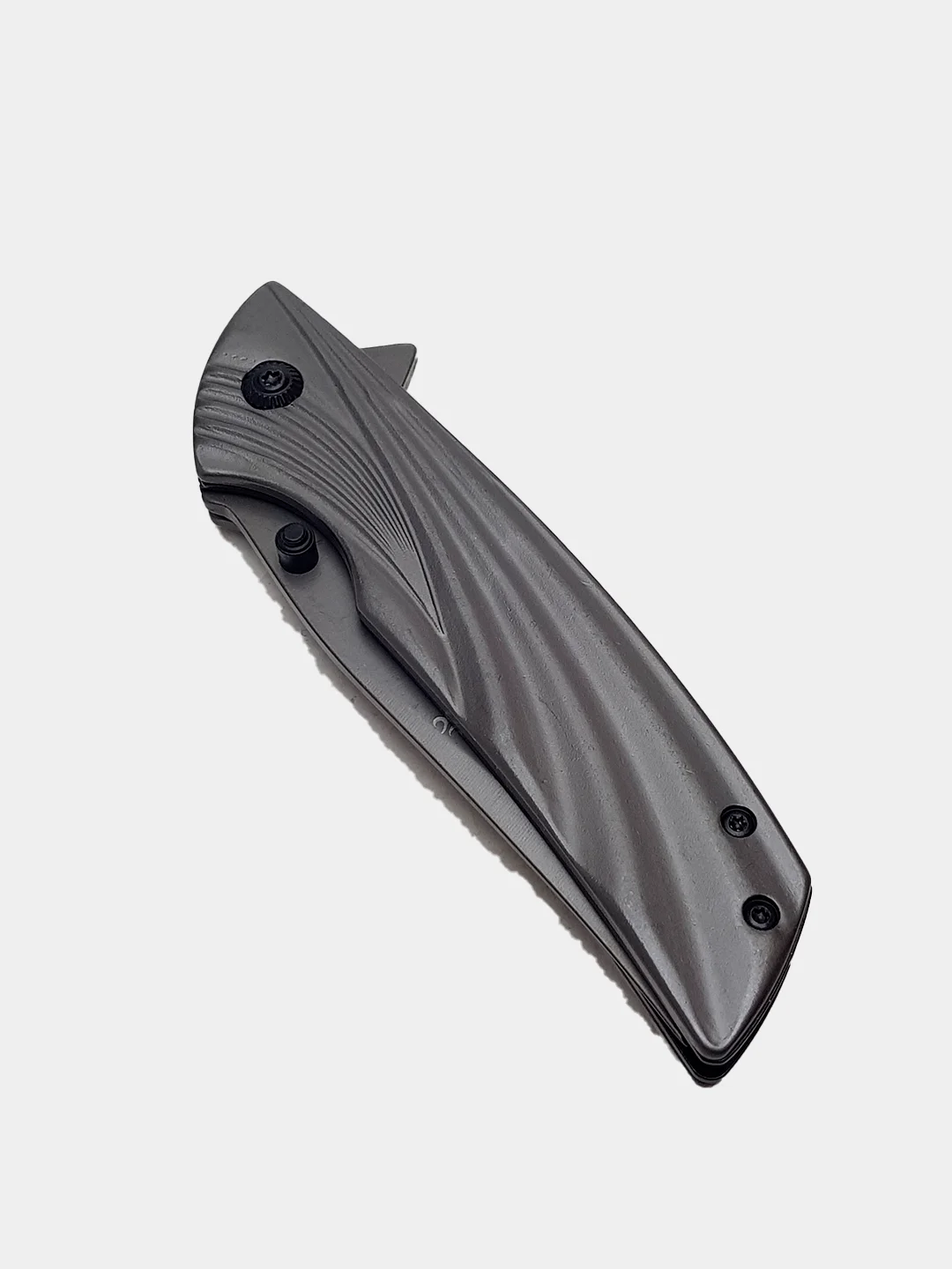 Серый нож туристический browning, серый, 20 см