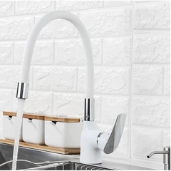 Смеситель для кухни Frap F4453 из латуни с гибким изливом