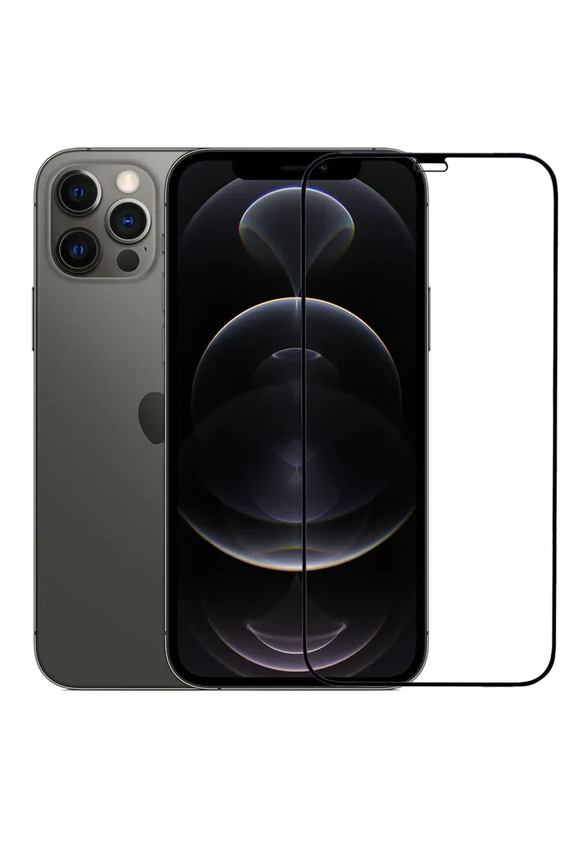 Защитное стекло OG для Apple iPhone 12 / 12 Pro, 12 про, полная проклейка, с салфетками