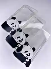 Чехол-накладка прозрачный с принтом "Панда" для iPhone 11, 12 Pro, 12 Pro Max