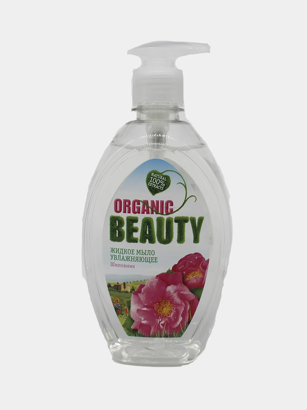 Мыло жидкое Organic Beauty, шиповник, увлажняющее, 500 мл