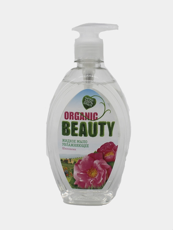 Мыло жидкое Organic Beauty, шиповник, увлажняющее, 500 мл