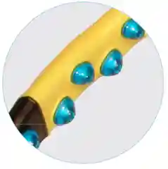 Обруч массажный разборный Indigo МAGIC, 107 см, разборный