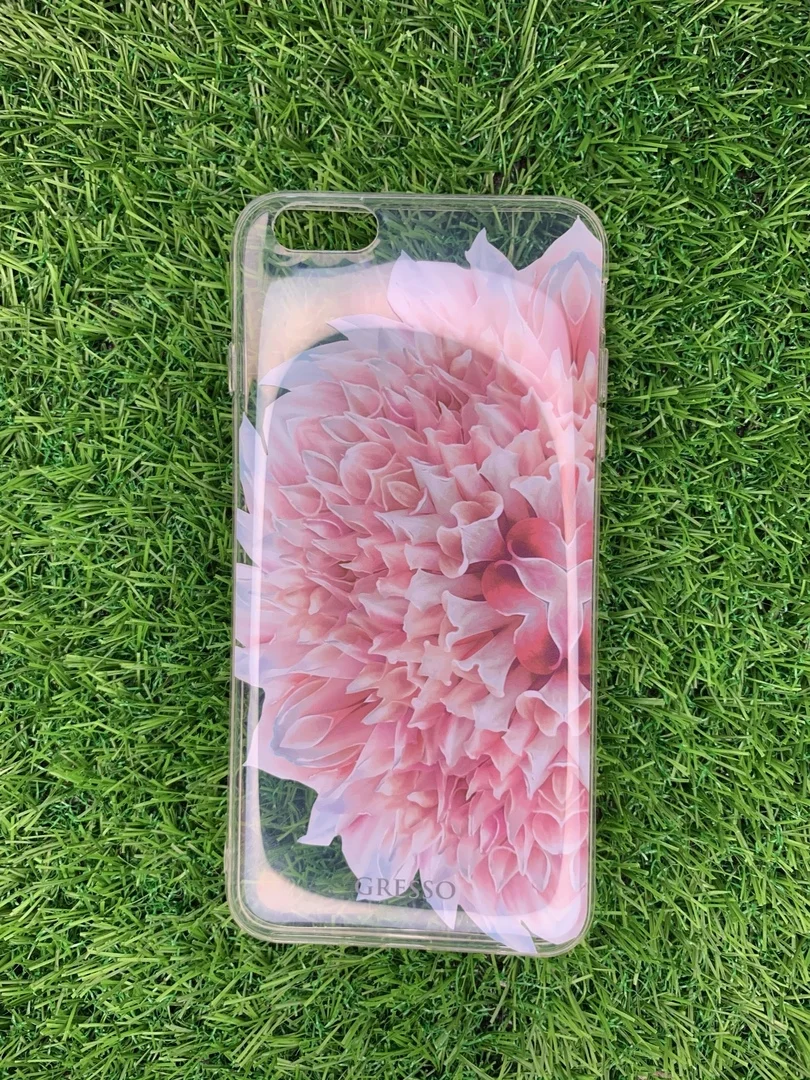 Розовый чехол накладка для Iphone 6+/6s+