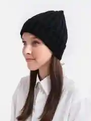 Черный шапка бини женская , 4 цвета