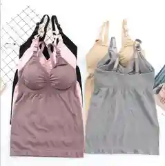 Черный майка для беременных и кормящих грудью